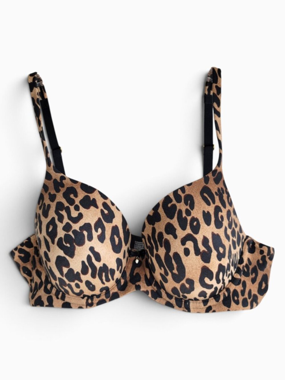 Soma Embraceable Leopard Print Full Coverage Bra 34B Underwire Padded Animal